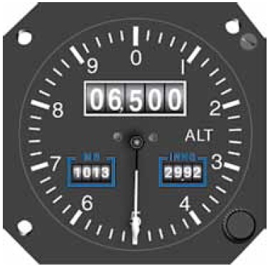  Schematic of a drum-type altimeter.